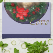 English Cocker Spaniel Christmas Handtuch (Gefaltet)