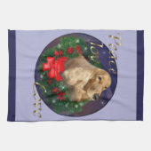 English Cocker Spaniel Christmas Handtuch (Horizontal)