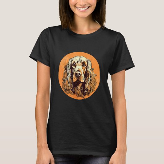 English Cocker Spaniel Dog Cute Breed Dog Design T-Shirt (Vorderseite)