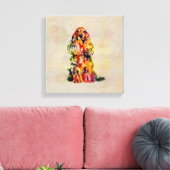 English Cocker Spaniel Dog Digital Art Leinwanddruck (Insitu (Wohnzimmer))
