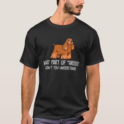 English Cocker Spaniel Dog Puppies Owner 1 T-Shirt (Vorderseite)
