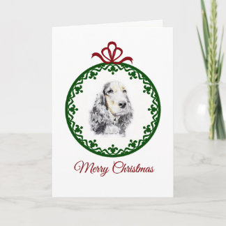 English Cocker Spaniel Feiertagskarte