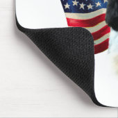English Cocker Spaniel Flag Mousepad (Ecke)