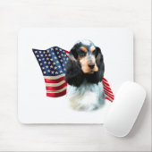 English Cocker Spaniel Flag Mousepad (Mit Mouse)