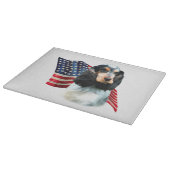English Cocker Spaniel Flag Schneidebrett (Ecke)