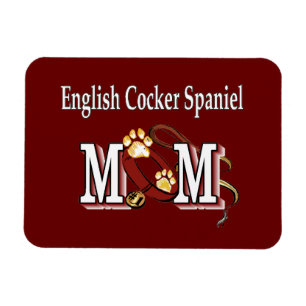 English Cocker Spaniel Mama Geschenke Magnet