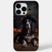 English Cocker Spaniel Pumpkins Halloween Beängsti Case-Mate iPhone Hülle (Rückseite)