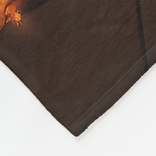 English Cocker Spaniel Pumpkins Halloween Beängsti Fleecedecke (Ecke)