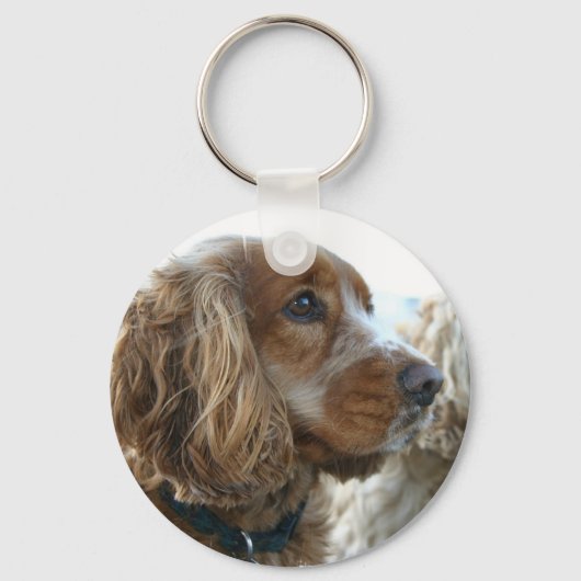 English Cocker Spaniel Schlüsselanhänger (Vorderseite)