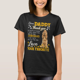 English Cocker Spaniel Sehr geehrter Daddy Vielen T-Shirt