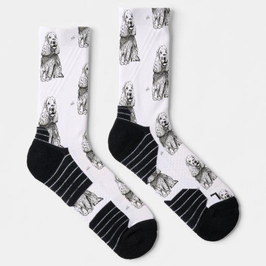 ENGLISH COCKER SPANIEL SOCKEN (Rechts)