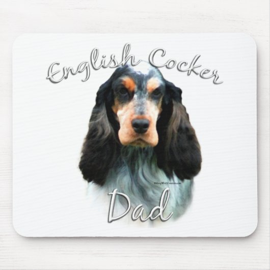 English Cocker Spaniel Vater 2 Mousepad (Vorne)