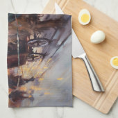 English Cocker Spaniel Weihnachtsfeiersaison Geschirrtuch (Viertel Falte)