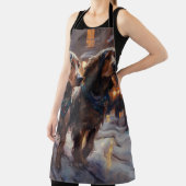 English Cocker Spaniel Weihnachtsfeiersaison Schürze (InSitu)