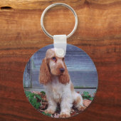 English Cocker Spaniels Schlüsselanhänger (Vorderseite)
