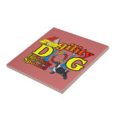 English Cocker Spanisch Agility Fliese (Seite)