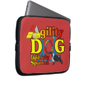 English Cocker Spanisch Agility Laptopschutzhülle (Vorne Rechts)
