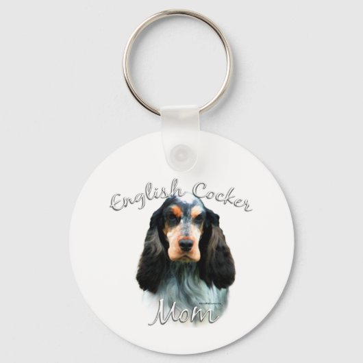 English Cocker Spanisch Mama 2 Schlüsselanhänger (Vorderseite)