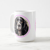 English Cocker Spanisch minimal modern Kaffeetasse (Vorderseite Links)