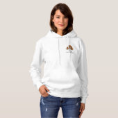 English Cocker Spanisch Personalisiert Hoodie (Vorne ganz)