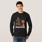 English Cocker Spanisch Weihnachtsmannmütze Christ T-Shirt (Vorne ganz)