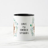 English Cocker Spanisch Wreath Coffee Tasse (Zentrum)