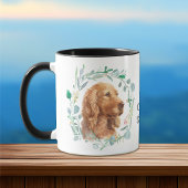 English Cocker Spanisch Wreath Coffee Tasse