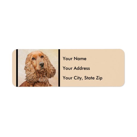 English Cocker Spanische Malerei - Original Dog Ar (Vorne)