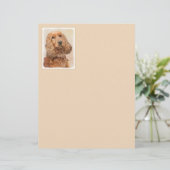 English Cocker Spanische Malerei - Original Dog Ar (Stehend Vorderseite)