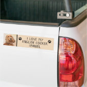 English Cocker Spanische Malerei - Original Dog Ar Autoaufkleber (Auf Lkw)