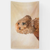 English Cocker Spanische Malerei - Original Dog Ar Banner (Vertikal)