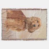English Cocker Spanische Malerei - Original Dog Ar Decke (Vorderseite)