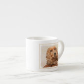 English Cocker Spanische Malerei - Original Dog Ar Espressotasse (Vorderseite Rechts)