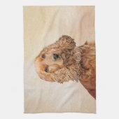 English Cocker Spanische Malerei - Original Dog Ar Geschirrtuch (Vertikal)