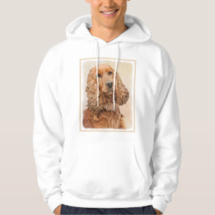 English Cocker Spanische Malerei - Original Dog Ar Hoodie