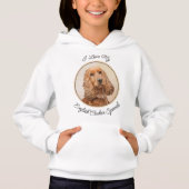 English Cocker Spanische Malerei - Original Dog Ar Hoodie (Vorderseite)