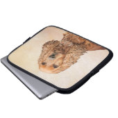 English Cocker Spanische Malerei - Original Dog Ar Laptopschutzhülle (Vorne Knopf)