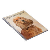 English Cocker Spanische Malerei - Original Dog Ar Notizblock (Rechte Seite)