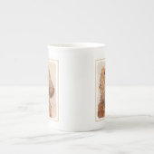 English Cocker Spanische Malerei - Original Dog Ar Porzellantasse (Vorderseite)