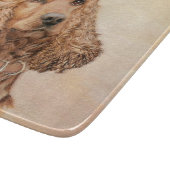 English Cocker Spanische Malerei - Original Dog Ar Schneidebrett (Ecke)