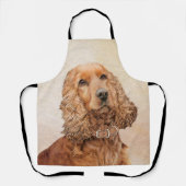 English Cocker Spanische Malerei - Original Dog Ar Schürze (Vorderseite)