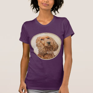 English Cocker Spanische Malerei - Original Dog Ar T-Shirt