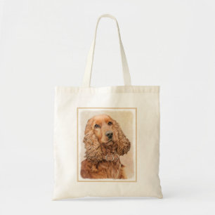 English Cocker Spanische Malerei - Original Dog Ar Tragetasche