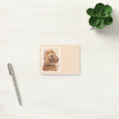 English Cocker Spanische Malerei - Original Hund A Post-it Klebezettel (Büro)