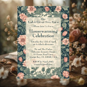 English Cottage William Morris Garden Housewarming Einladung