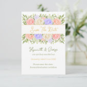 English Country Garden Save the Date (Stehend Vorderseite)