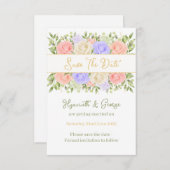 English Country Garden Save the Date (Vorne/Hinten)