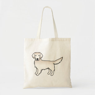 English Cream Golden Retriever Niedlich Cartoon Do Tragetasche