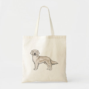 English Cream Golden Retriever Süßer Hund Kunst Tragetasche