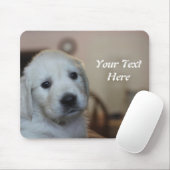 English Cream Goldens Mousepad (Mit Mouse)